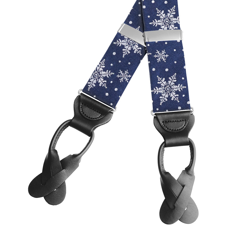 Crystalline Navy Braces/Suspenders