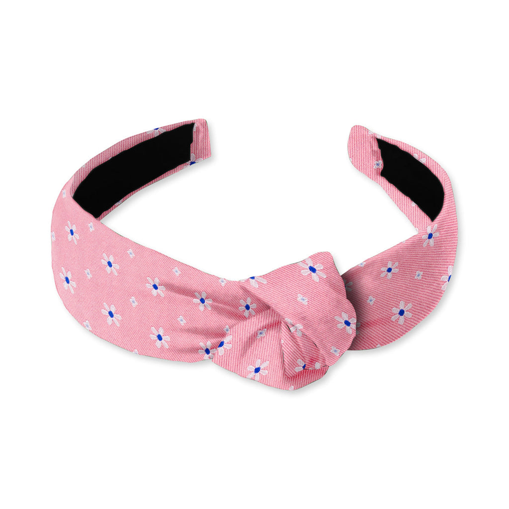 Daisy Springs Pink Knotted Headband