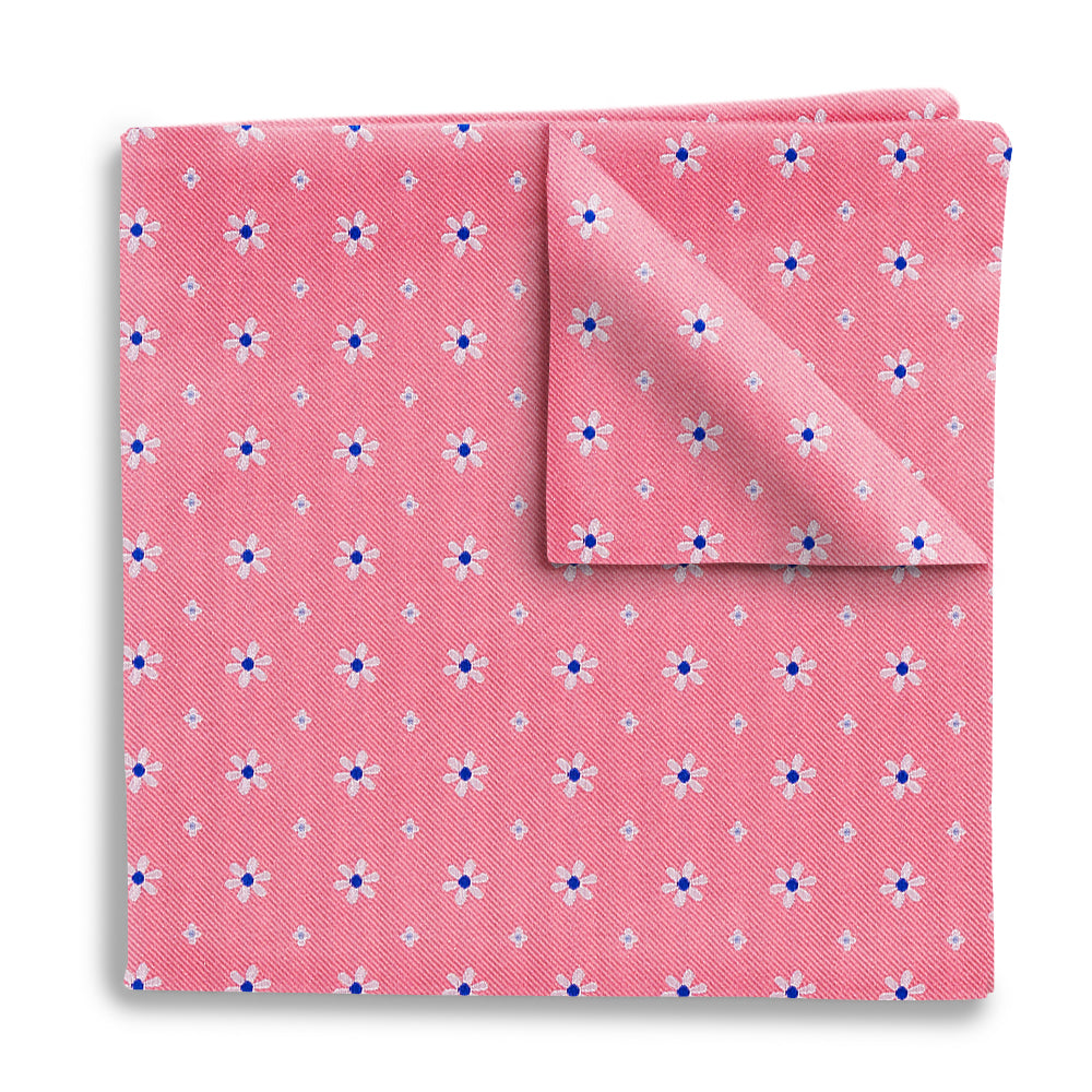 Daisy Springs Pink Pocket Squares