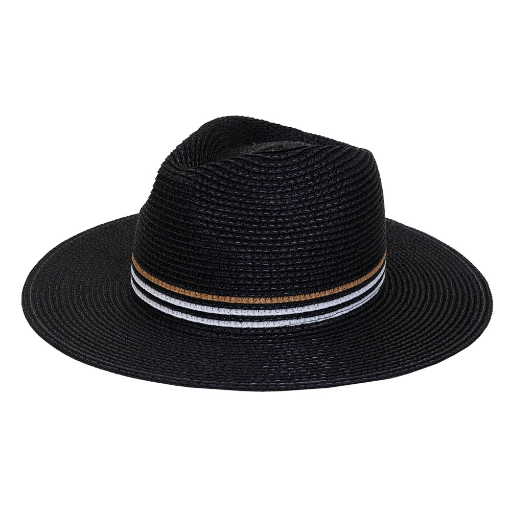 Eddyville Black Panama Hat