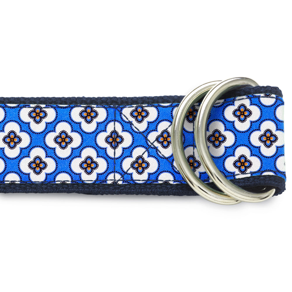 Floretta Blue D-Ring Belts