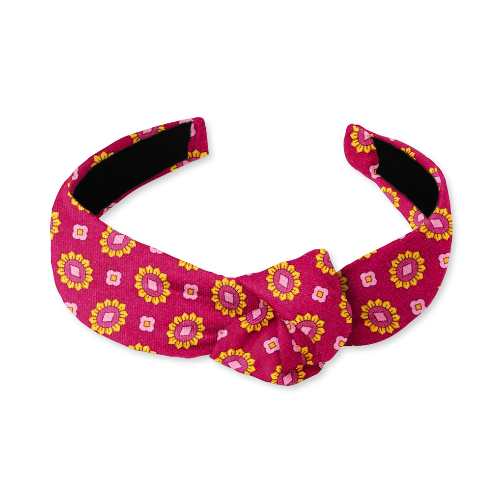 Girasole Berry - Knotted Headband