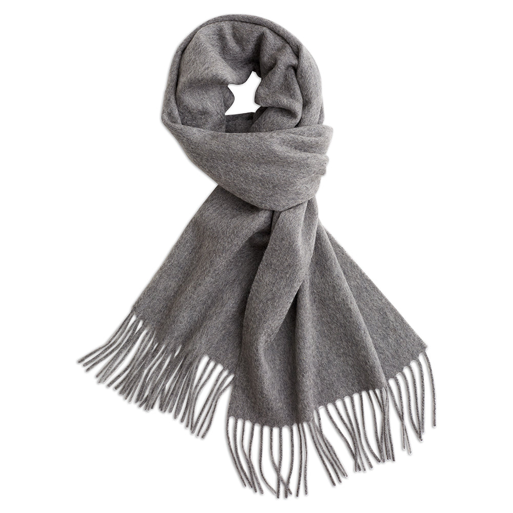 SCARF 180 CM IN GRAPHITE GRAY CASHMERE 398415