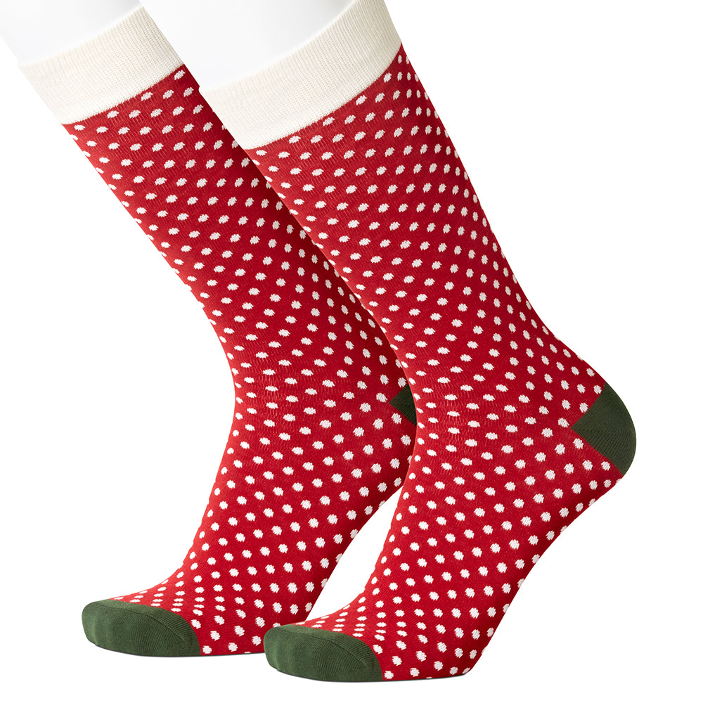 Holiday Polka Men's Socks