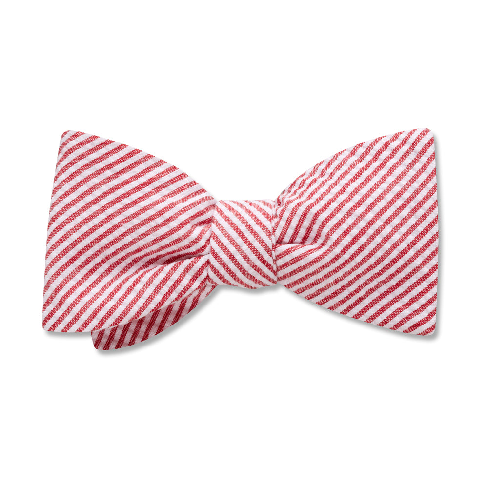 Red Seersucker Kids' Bow Ties