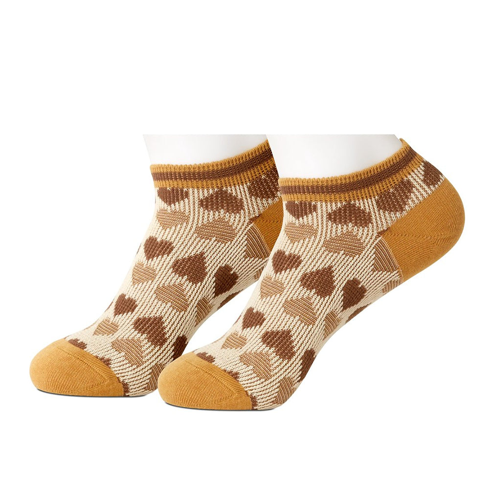 Heartley Wheat Ankle Women's Socks