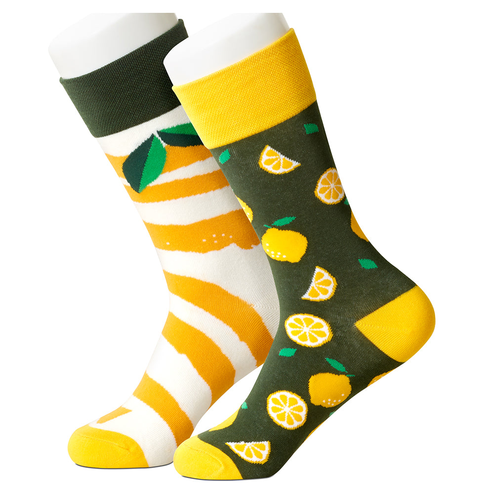 Lemon Grove Mismatched Women's Socks