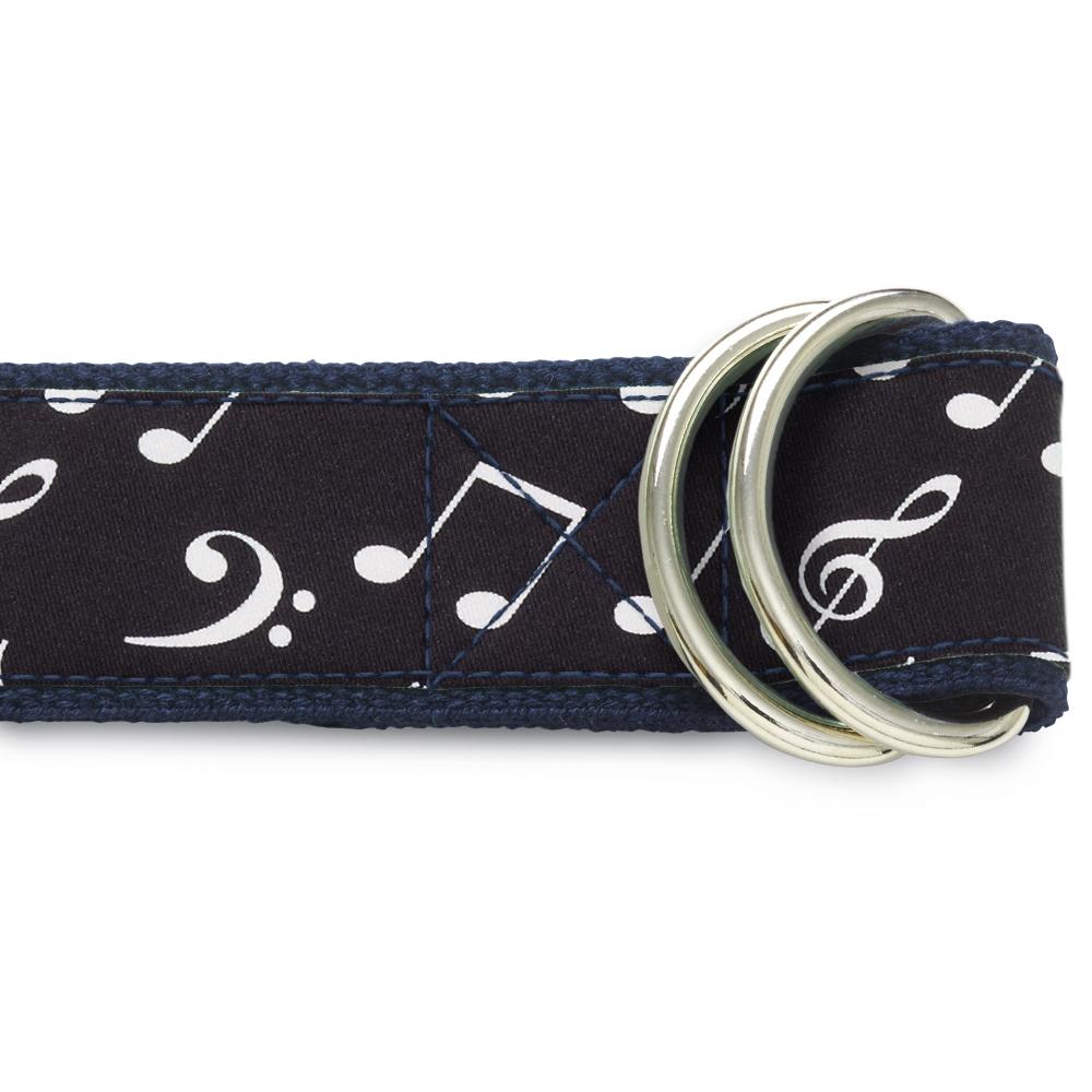 Music Notes D-Ring Belts