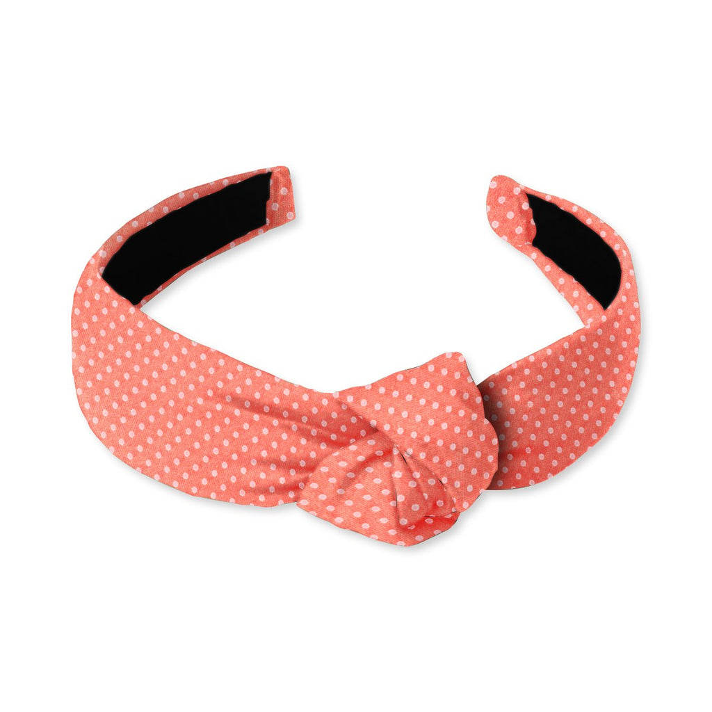 Oriel Coral Knotted Headband