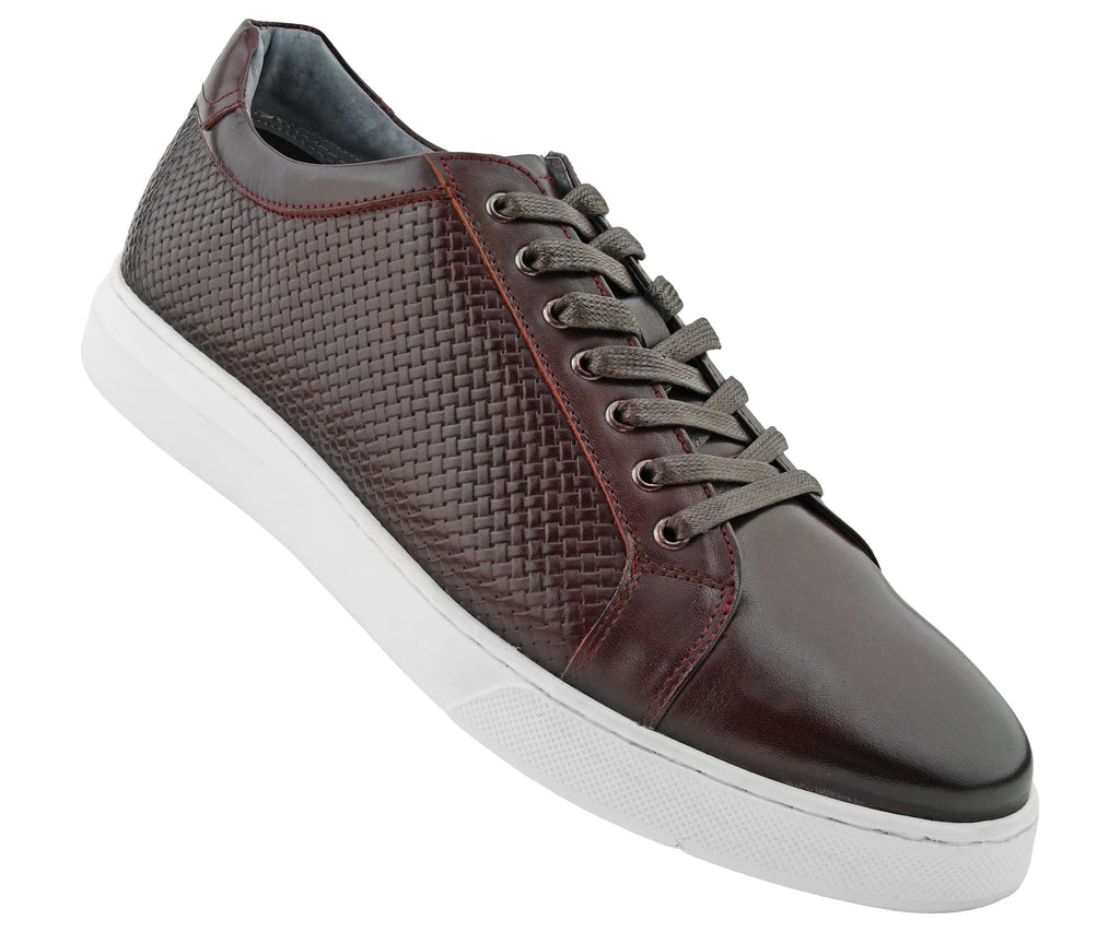 Oxblood Red Leather Sneaker
