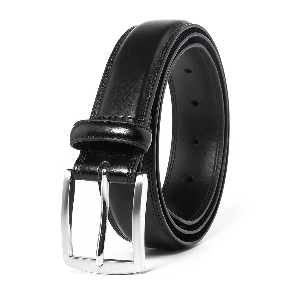 Premium Leather Belt Black by Beau Ties of Vermont