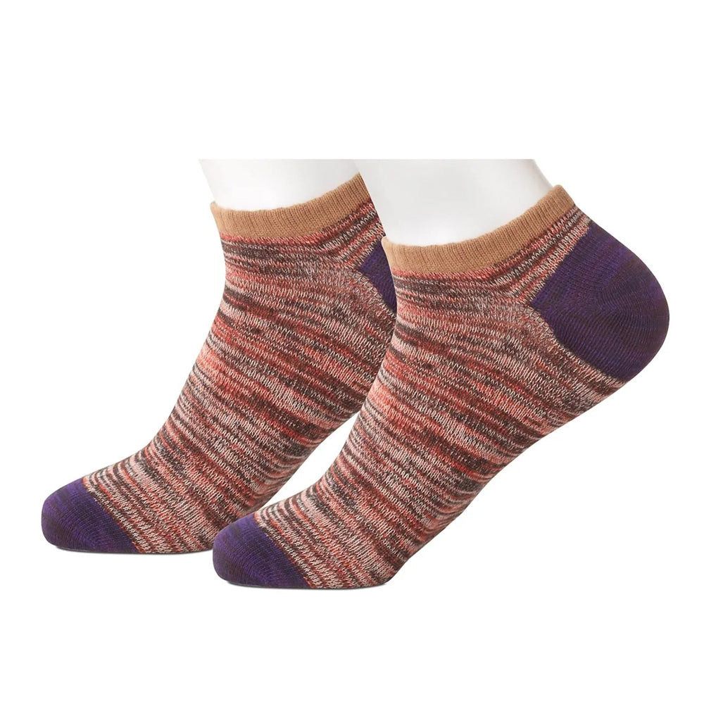 Pink and Blue Rag Ankle Women's Socks