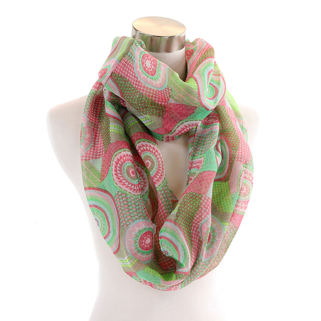 Rimmelor Green Infinity Scarf