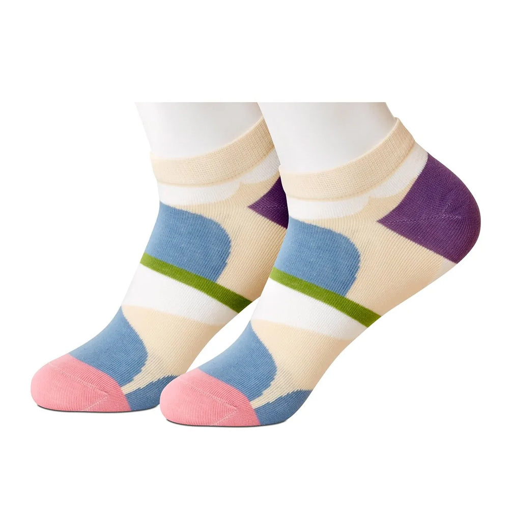 Rose Toe Abstract Ankle Women's Socks