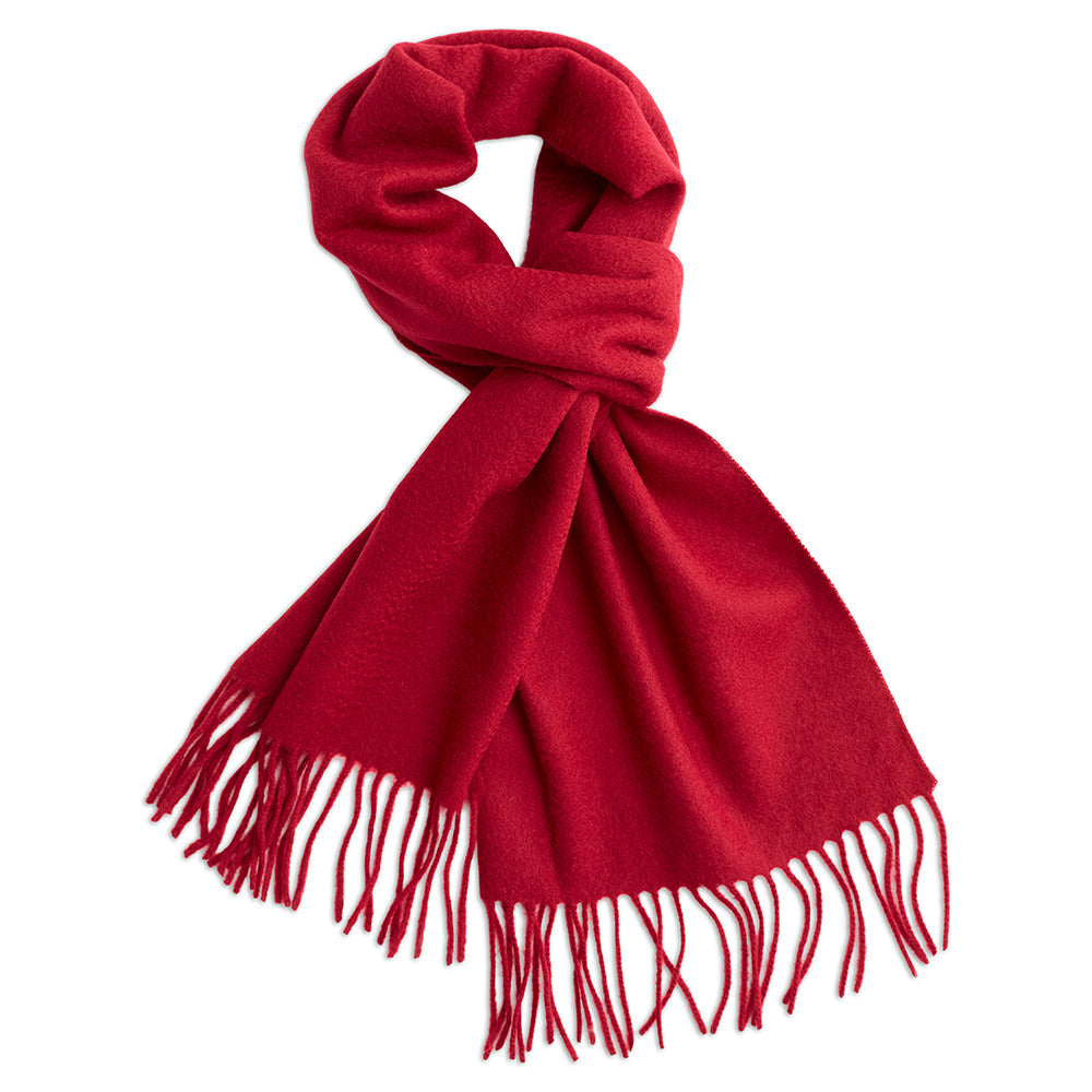 Wine Red Cashmere Scarf